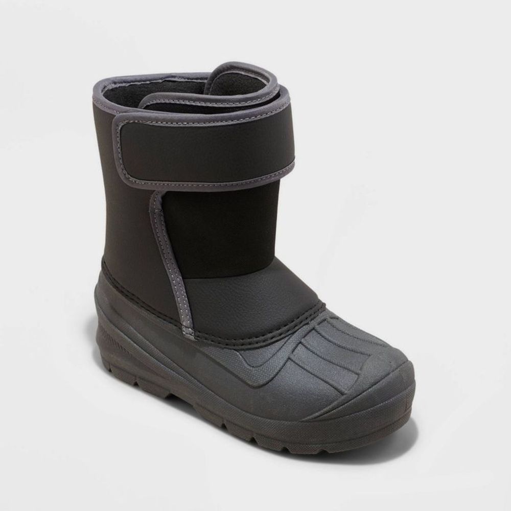 Kids' Elia Winter Boots - Cat & Jack Black 3